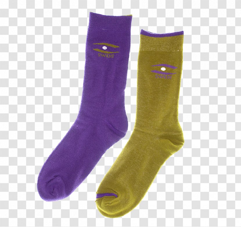 Sock - Purple And Gold Transparent PNG