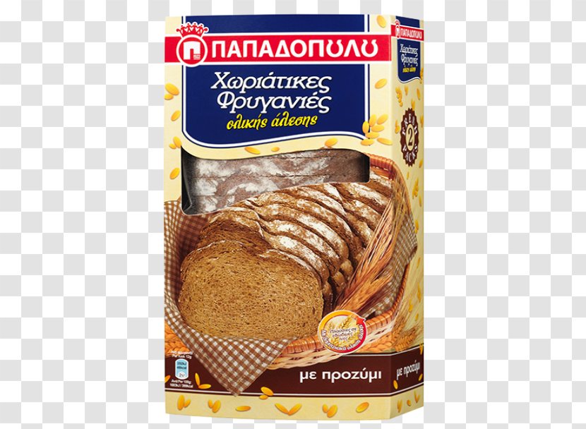 Toast Papadopoulos Biscuit Rye Cracker - Merienda Transparent PNG