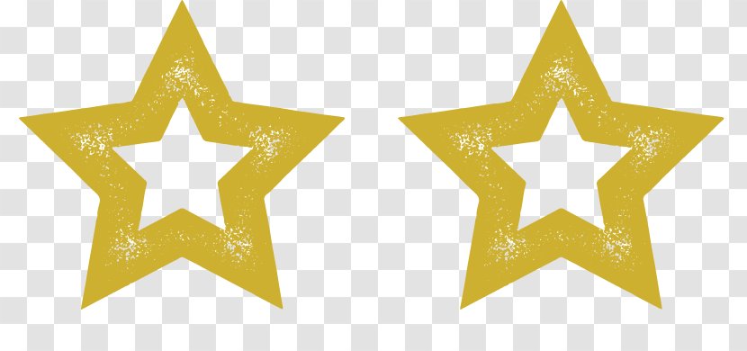Star Mirror's Truth Gold Shape - Yellow - Solid Five Pointed Transparent PNG