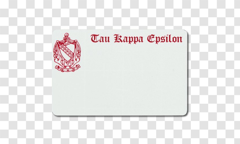 Rectangle Crest Tau Kappa Epsilon Font - Label Name Transparent PNG