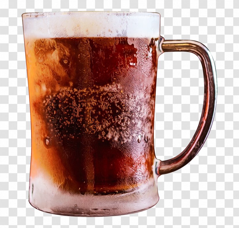 Beer Glass Mug Drink Pint Drinkware - Stein - Diet Soda Transparent PNG