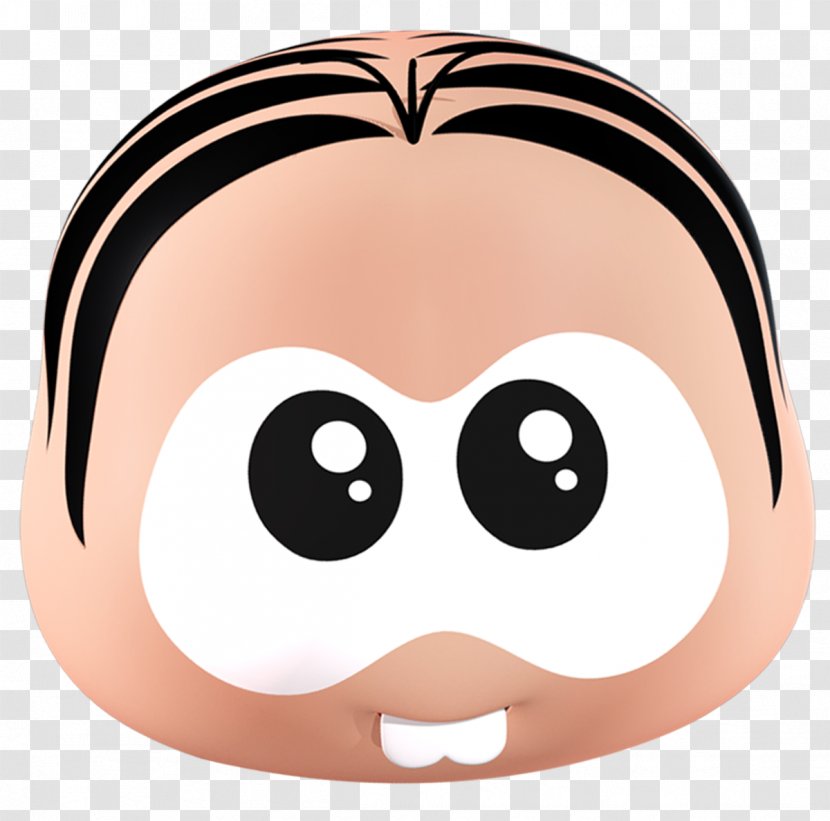 Face Nose Hair Cartoon Cheek - Head - Forehead Eyebrow Transparent PNG