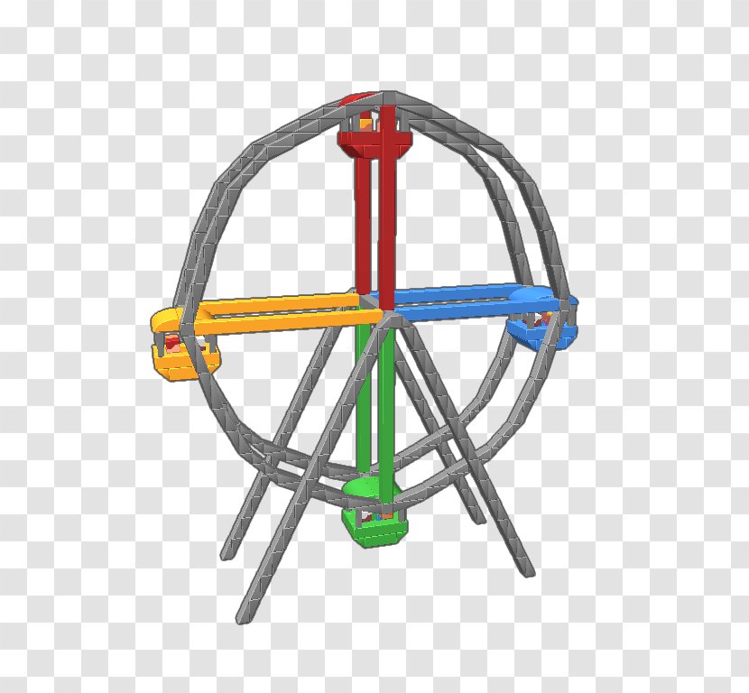 Blocksworld Recreation - Ferris Wheel Transparent PNG