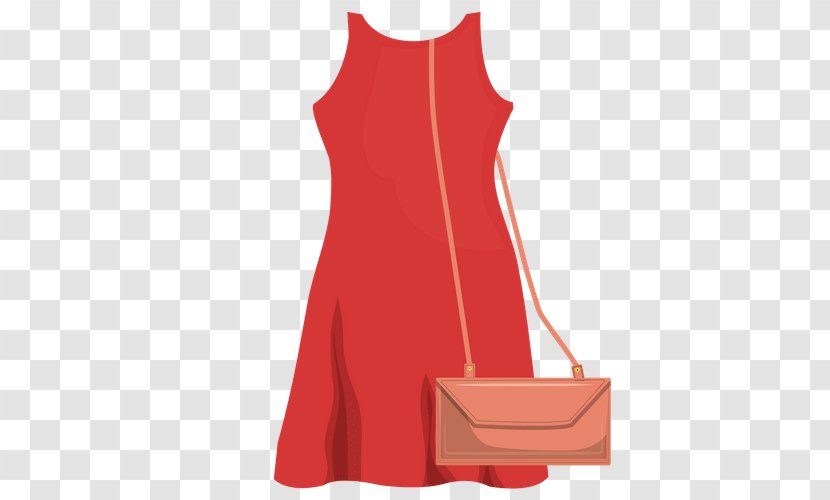 Dress T-shirt Red Drawing Clothing Transparent PNG