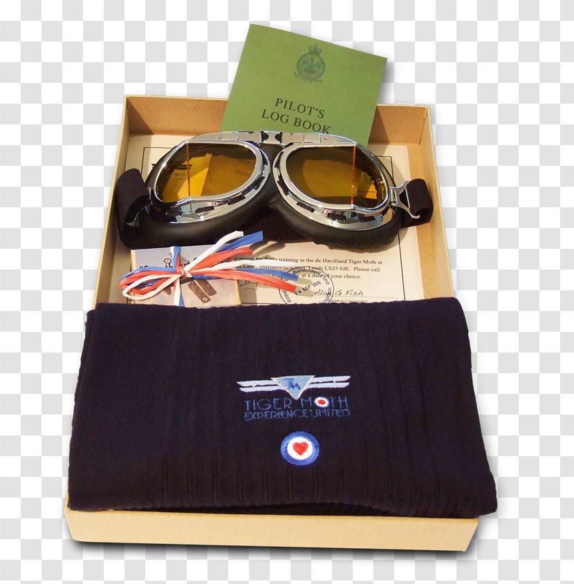 De Havilland Tiger Moth Airplane Flight Aircraft - Open Gift Box Transparent PNG