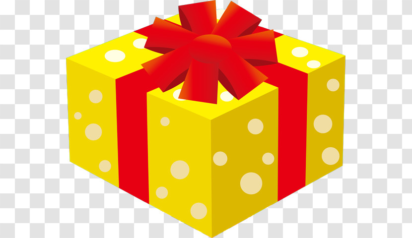 Yellow Gift Wrapping Present Games Transparent PNG