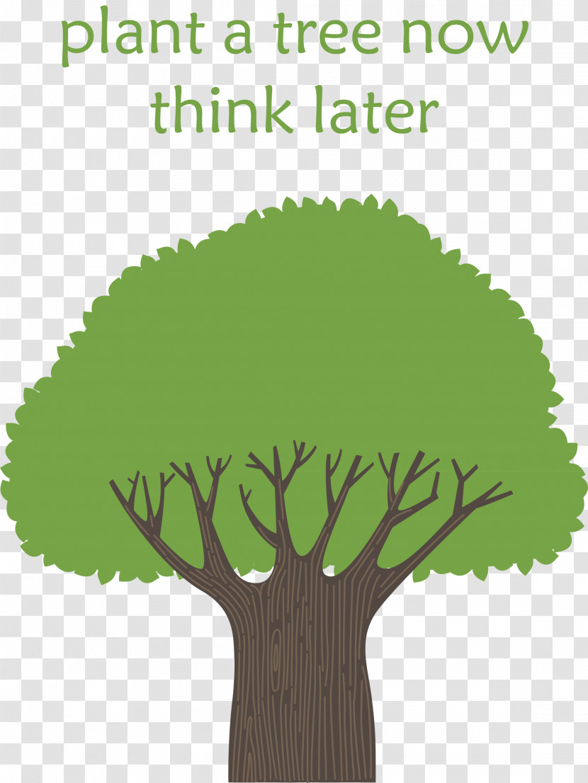 Plant A Tree Now Arbor Day Tree Transparent PNG