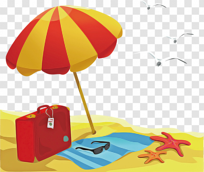 Yellow Umbrella Transparent PNG