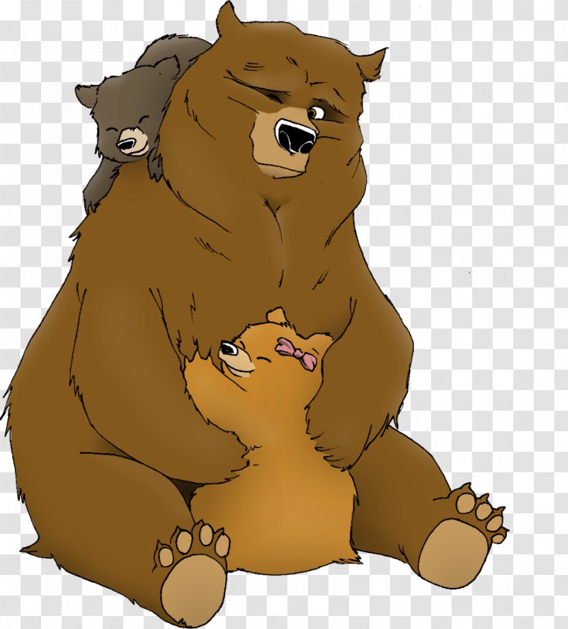 American Black Bear Cartoon Animation - Mammal - Papa Transparent PNG