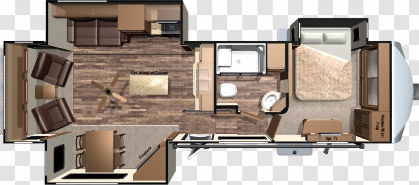 Fifth Wheel Coupling Campervans Caravan Floor Plan Architecture - House - Double Fold Transparent PNG