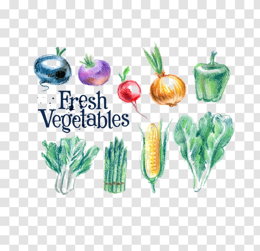 Vegetarian Cuisine Vegetable Fruit - Stock - Food Material Free Vector Transparent PNG