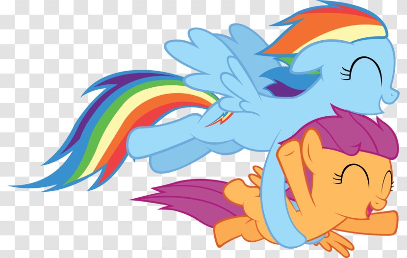 Pony Rainbow Dash Scootaloo Image Illustration - Mane - Background Transparent PNG