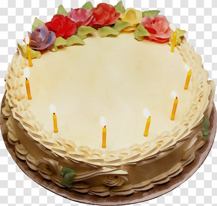 Cake Buttercream Icing Food Dessert - Decorating Cream Transparent PNG