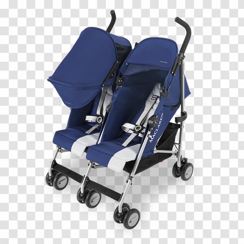 Maclaren Baby Transport Amazon.com Infant Twin - Comfort - Blue Stroller Transparent PNG