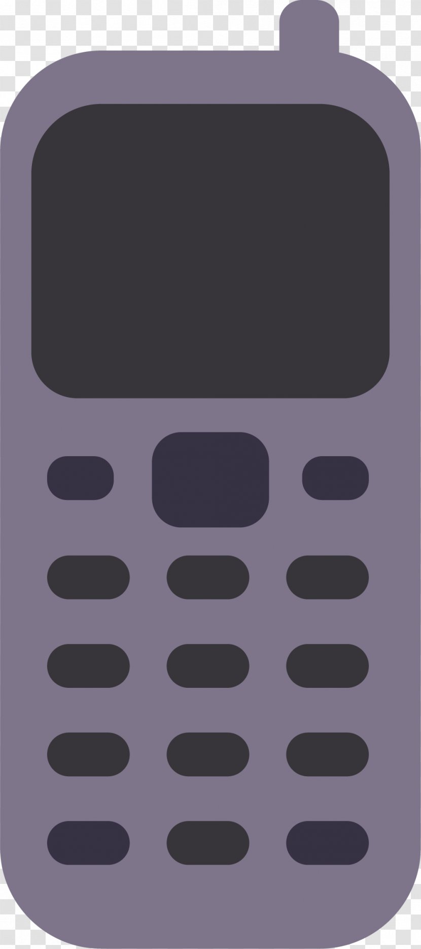 Feature Phone Mobile Telephone Smartphone - Purple - Second Hand Transparent PNG