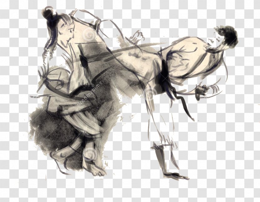 Karate Martial Arts Euclidean Vector Illustration - Art - Fight Transparent PNG