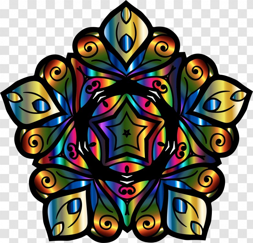 Flower Floral Design Symmetry Kaleidoscope - Artwork - Mandalas Transparent PNG
