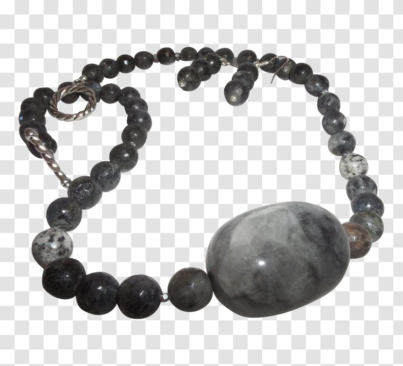 Bead Bracelet Necklace - 115000 Black Agate Transparent PNG