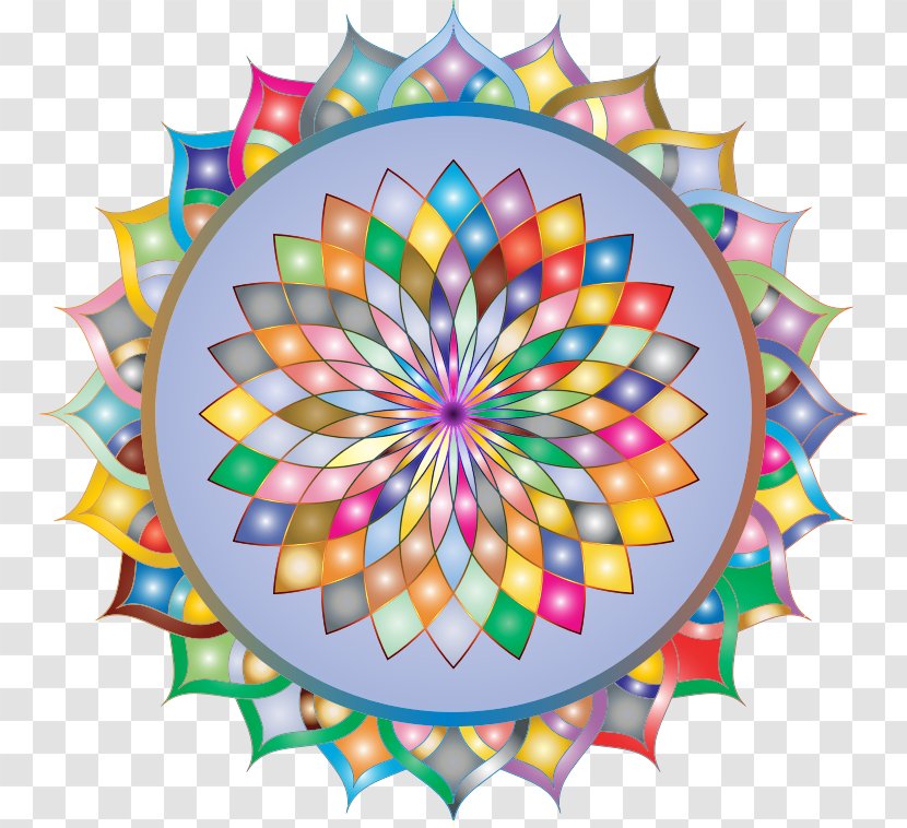 Mandala Circle Color Clip Art - Coloring Book - Cliparts Transparent PNG