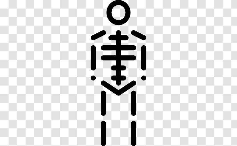 Anatomy Human Skeleton - Silhouette - Symbol Transparent PNG