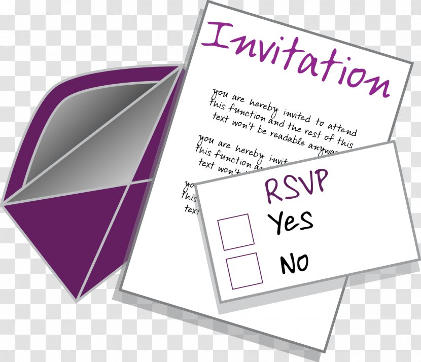 Wedding Invitation Party Clip Art - Pink Transparent PNG