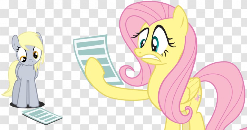 Fluttershy Derpy Hooves Horse - Heart Transparent PNG