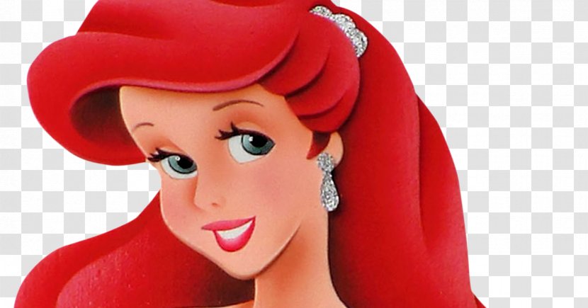 Ariel Rapunzel Princess Aurora Cinderella - Red Transparent PNG
