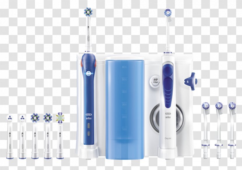 Oral-B ProfessionalCare 3000 + Oxyjet SmartSeries 5000 Toothbrush Pro - Cartoon Transparent PNG