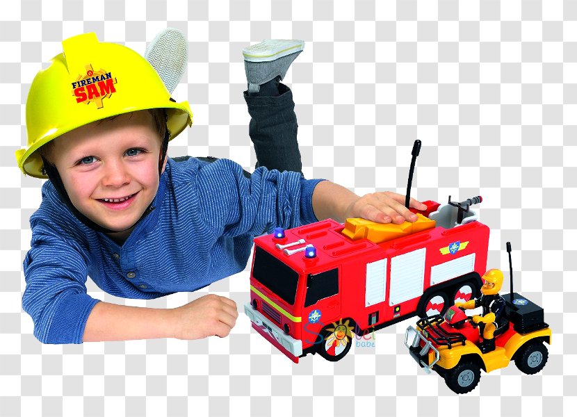 Fireman Sam Firefighter Fire Engine Car Vehicle - Play Transparent PNG