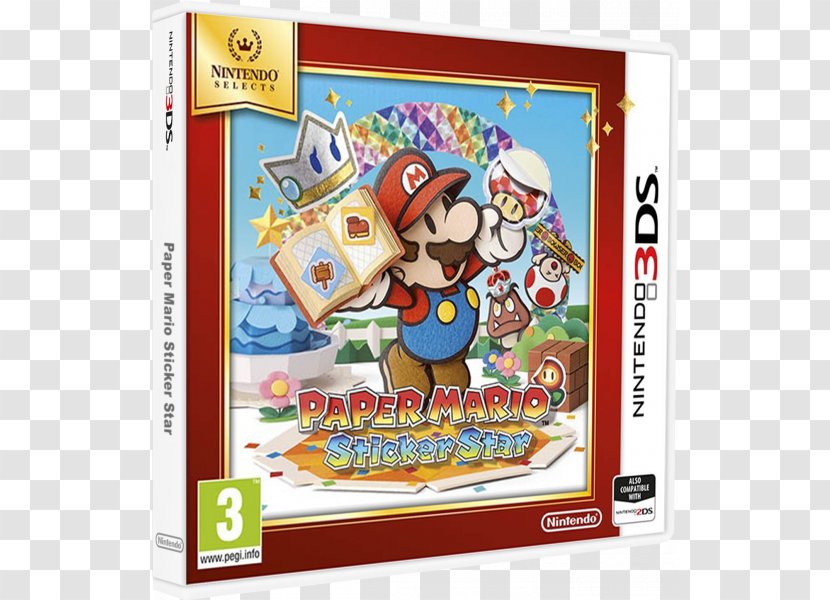 Super Mario 3D Land Paper Mario: Sticker Star Bros. - Nintendo Ds - Bros Transparent PNG