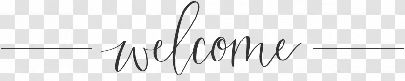Logo Line Font Product Design - White - Welcom Transparent PNG