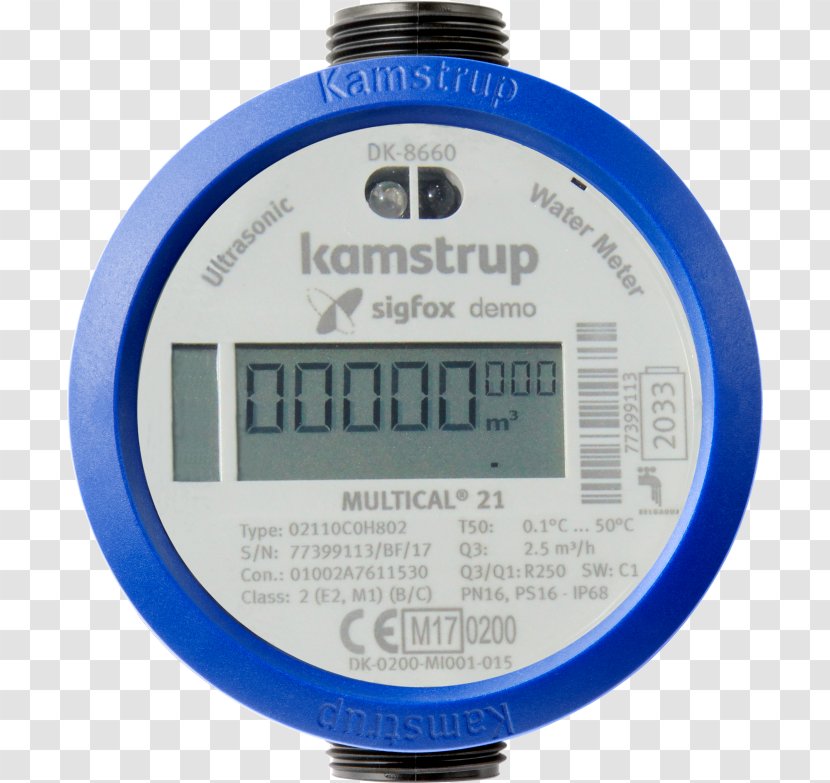 Water Metering Smart Meter Sigfox Kamstrup - Measuring Instrument Transparent PNG