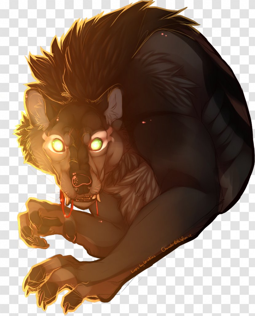 Cat Drawing Fan Art - Whiskers - Werewolf Transparent PNG