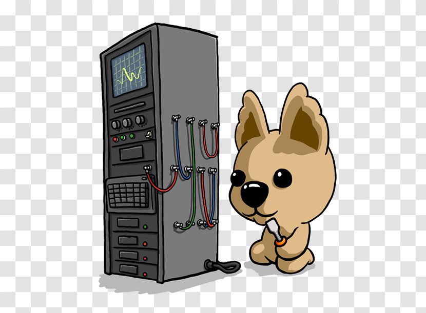 Dog Electronics Animated Cartoon - Technology Transparent PNG