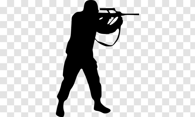 Soldier Silhouette Military Clip Art - Drawing Transparent PNG
