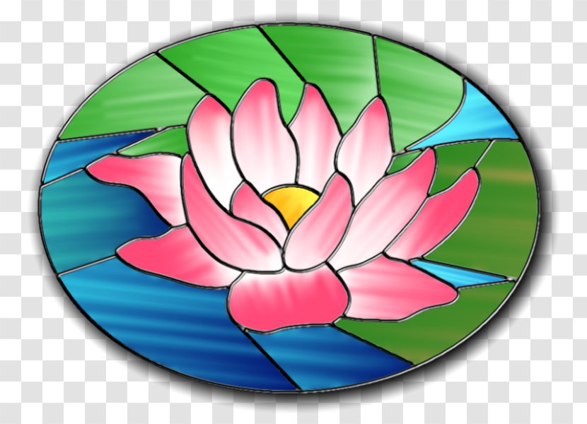 Stained Glass Window Water Lilies Suncatcher - Lily - Taobao / Lynx Design Transparent PNG