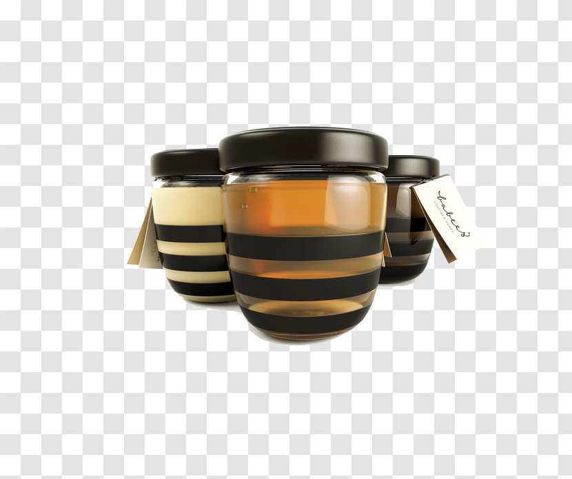 Packaging And Labeling Honey Jar Idea - Coffee Cup Transparent PNG