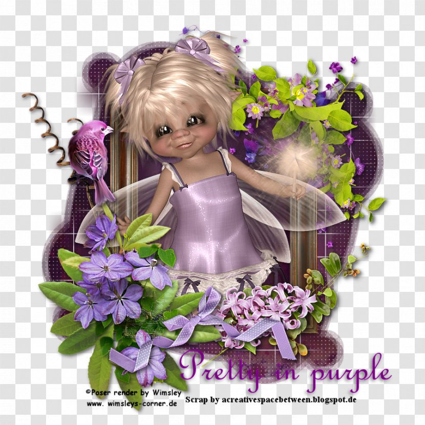 Fairy ISTX EU.ESG CL.A.SE.50 EO Flower Doll Lilac - Flowering Plant Transparent PNG