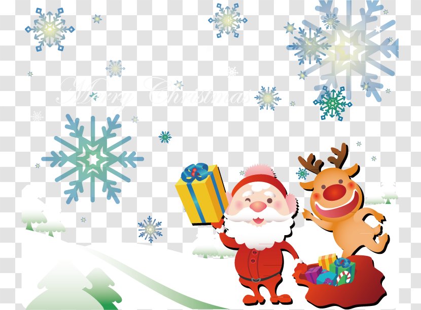 Santa Claus Christmas Template Gift - Creative Transparent PNG