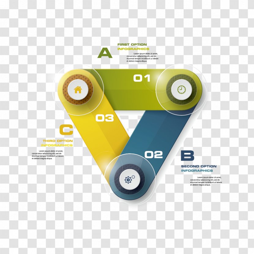 Triangle Chart - Multimedia - Vector Ppt Creative Directory Transparent PNG