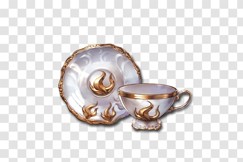 Granblue Fantasy Saucer Coffee Cup Weapon Porcelain - Dinnerware Set - And Transparent PNG