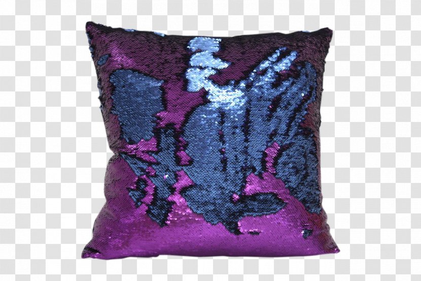 Throw Pillows Cushion Purple - Magenta - Sequins Shine Transparent PNG