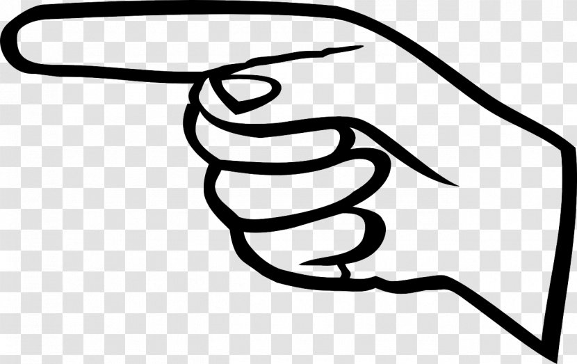 Index Finger The Clip Art - Pointing - Fingers Transparent PNG