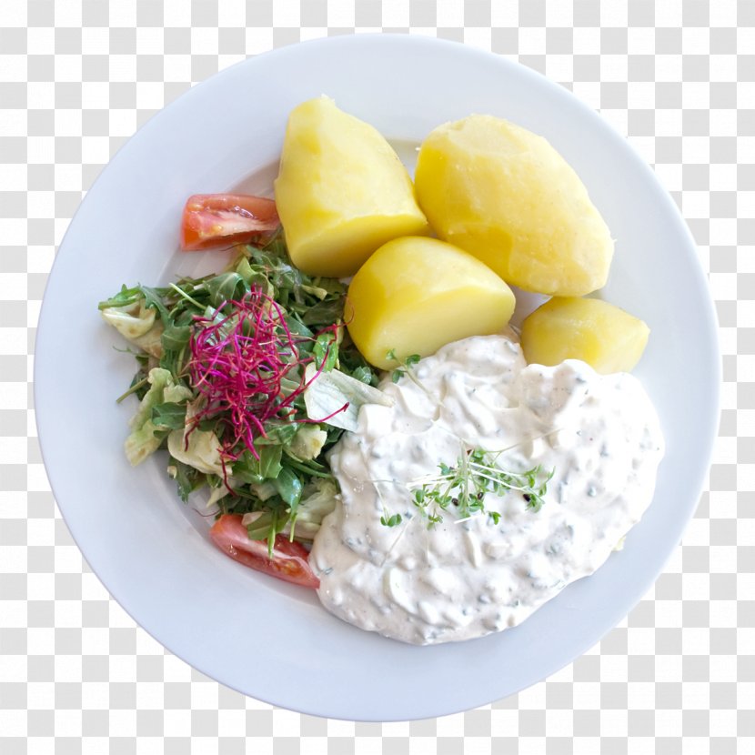 Vegetarian Cuisine Side Dish Potato Quark Recipe - Vegetable Transparent PNG