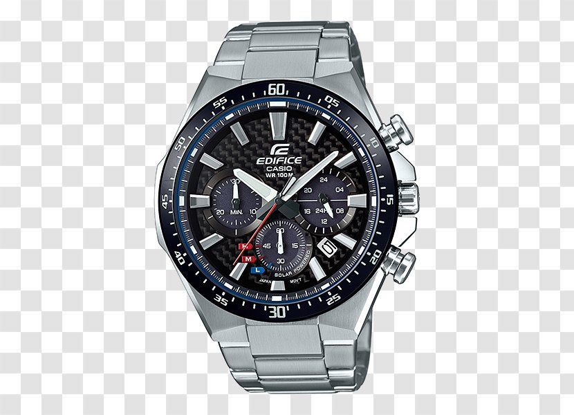 Casio Edifice Watch Solar Power Chronograph - Ion Plating - ไฟสส Transparent PNG