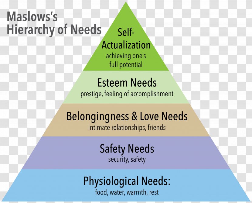 Maslow's Hierarchy Of Needs Diagram Basic - Baseball - Good Sense Transparent PNG
