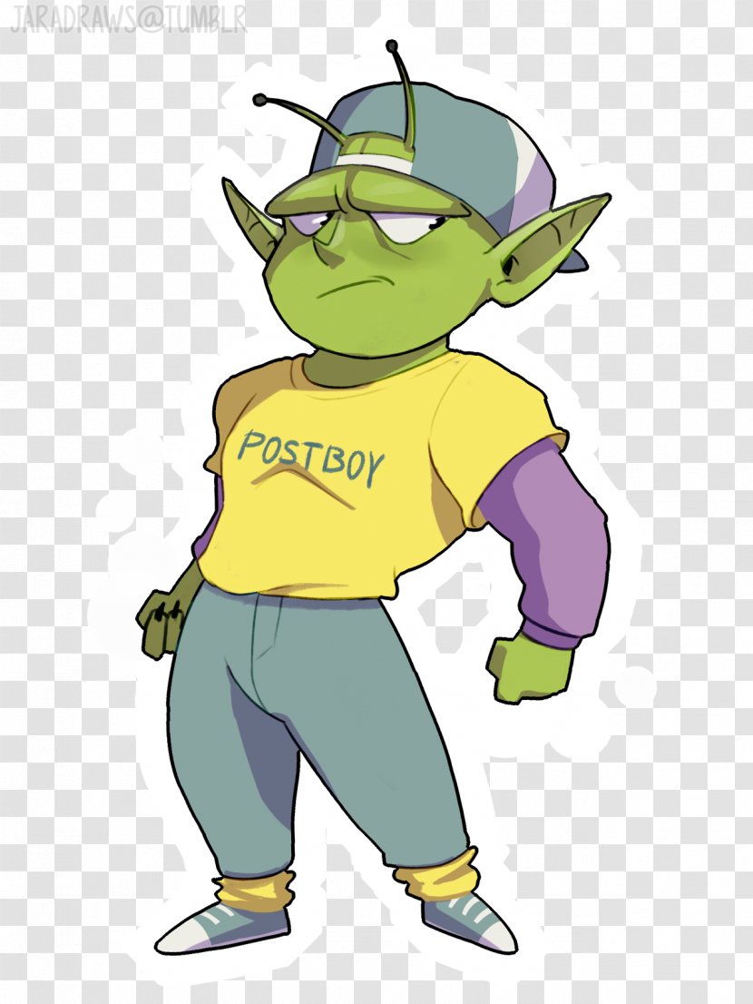 Cartoon Character Fiction - Green - Piccolo Transparent PNG