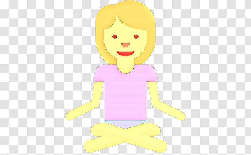 Fitness Cartoon - Yellow - Gesture Physical Transparent PNG