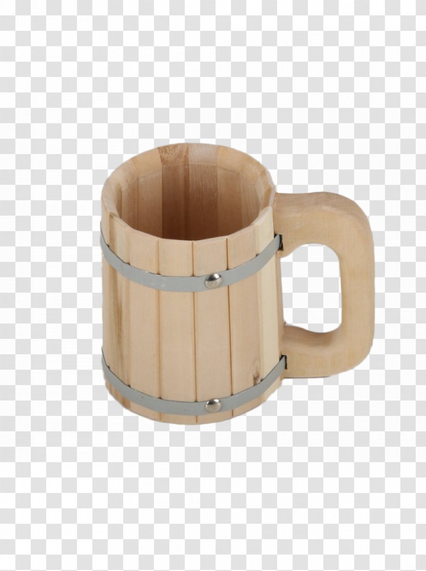 Banya Mug Barrel Oak Wood - Tree Transparent PNG