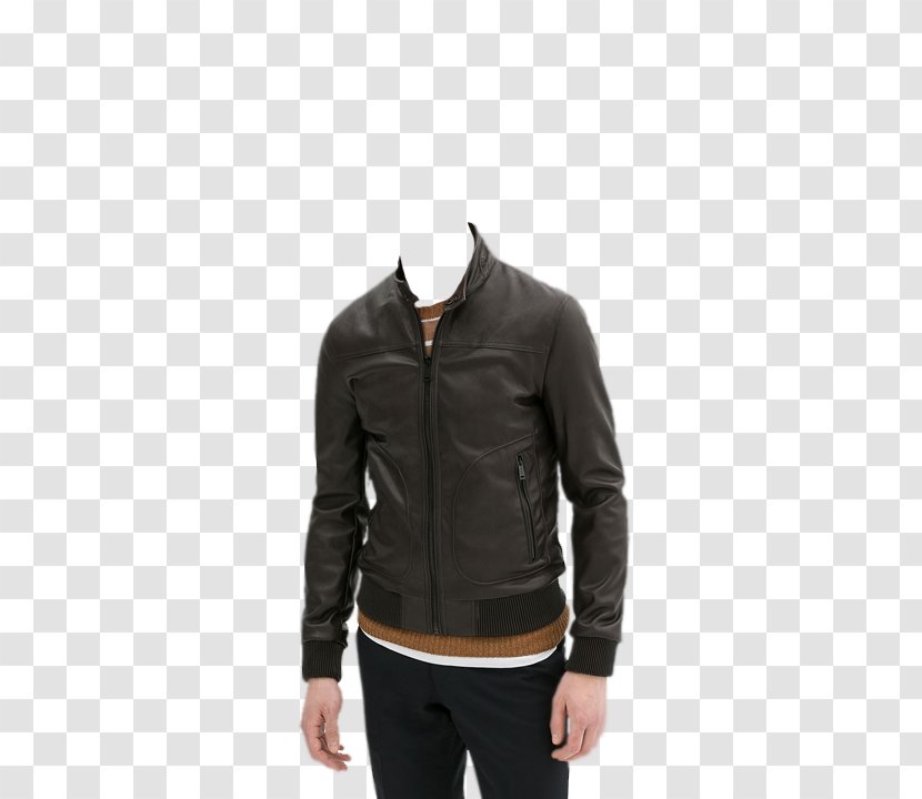 Leather Jacket Suit Sleeve App Store - Man Wearing Transparent PNG